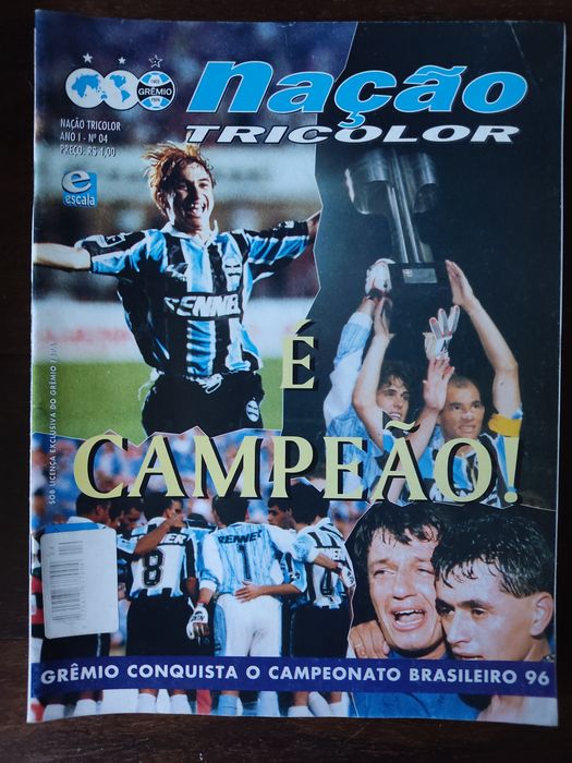 Revista Grêmio Porto Alegre 1996 Brasil