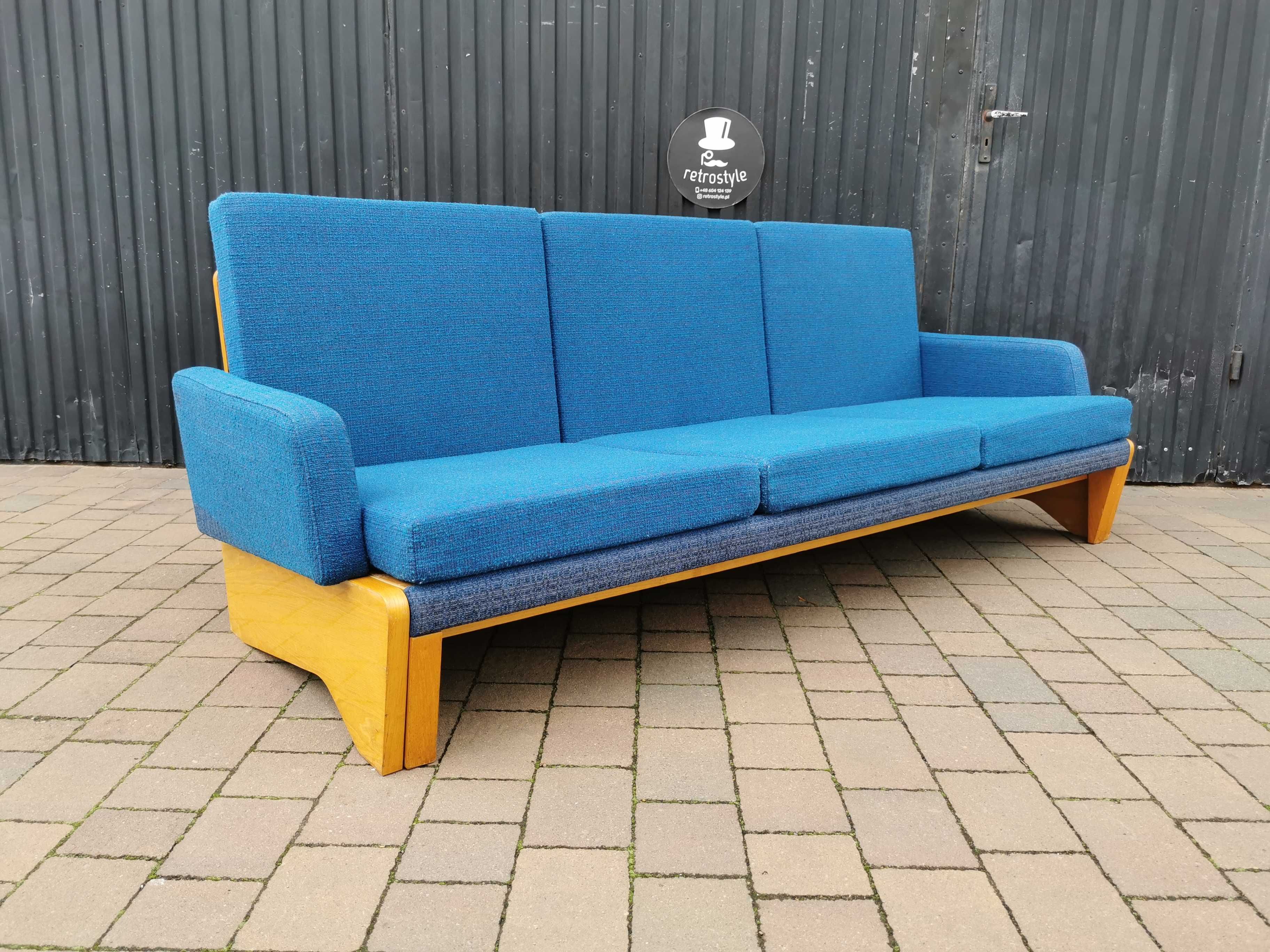 Sofa, kanapa rozsuwana JITONA, Czechosłowacja '60-'70 Design, PRL