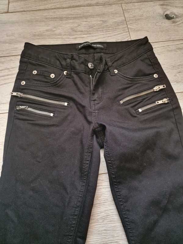 Spodnie damskie rurki firmy Denim Rebel Rozmiar 36