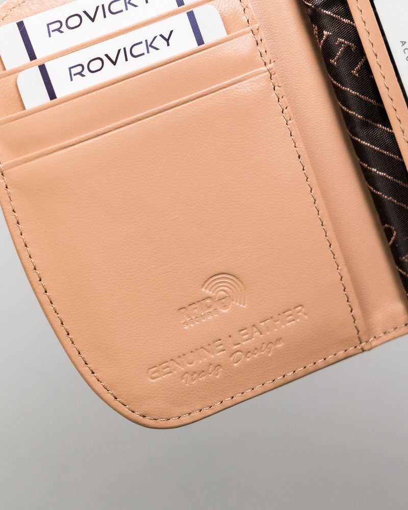 portfel damski skórzany 43972-cis-3320 beige