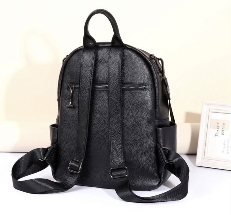 Шкіряний жіночий рюкзак-сумка, Кожаный женский рюкзак