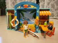 Dwa zestawy playmobil: surfing i paralotnia