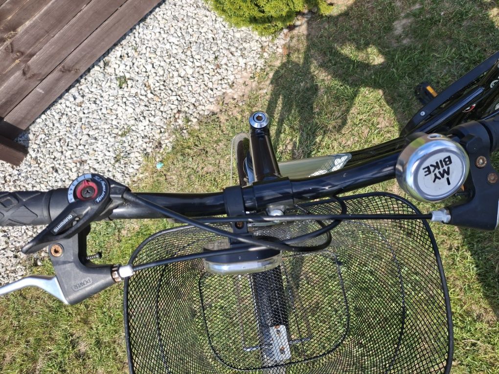 Rower Miejski Trekkingowe OLPRAN MERCURY LUX 28, SHIMANO
