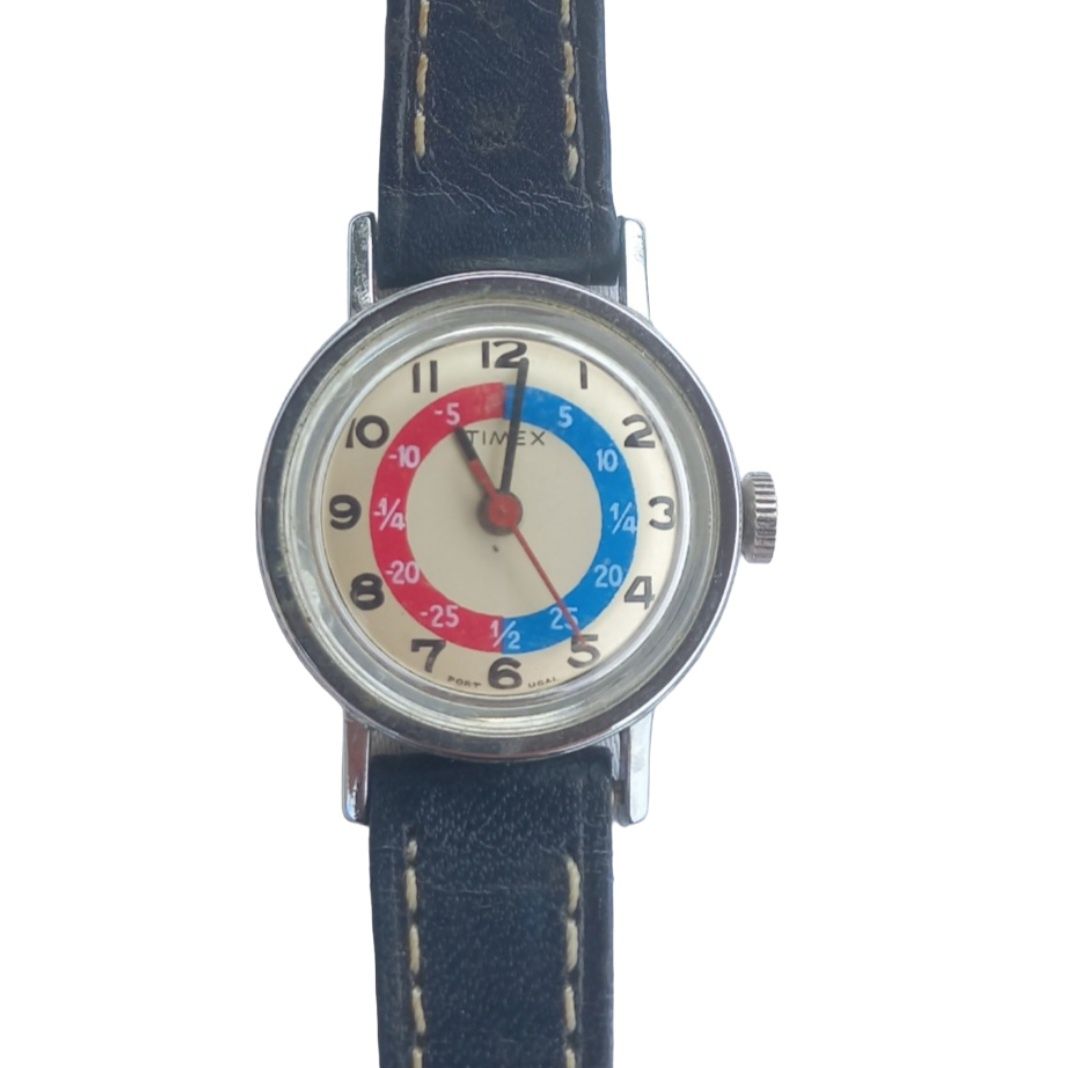 Relógio de pulso antigo, Timex.