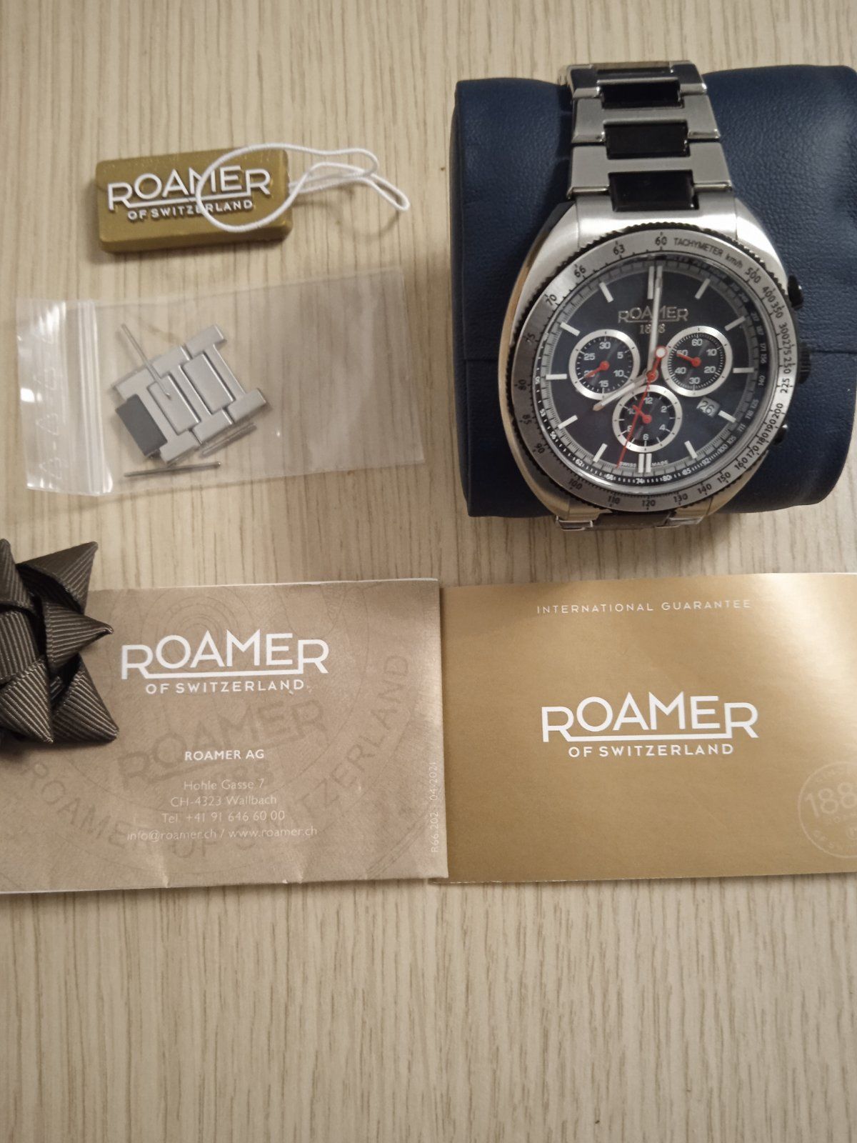 Продам наручные  часы производства Швейцария Roamer POWER CHRONO