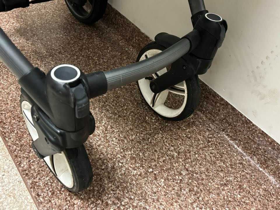 Stelaz BEBETTO Nico -wózek, pompowane koła