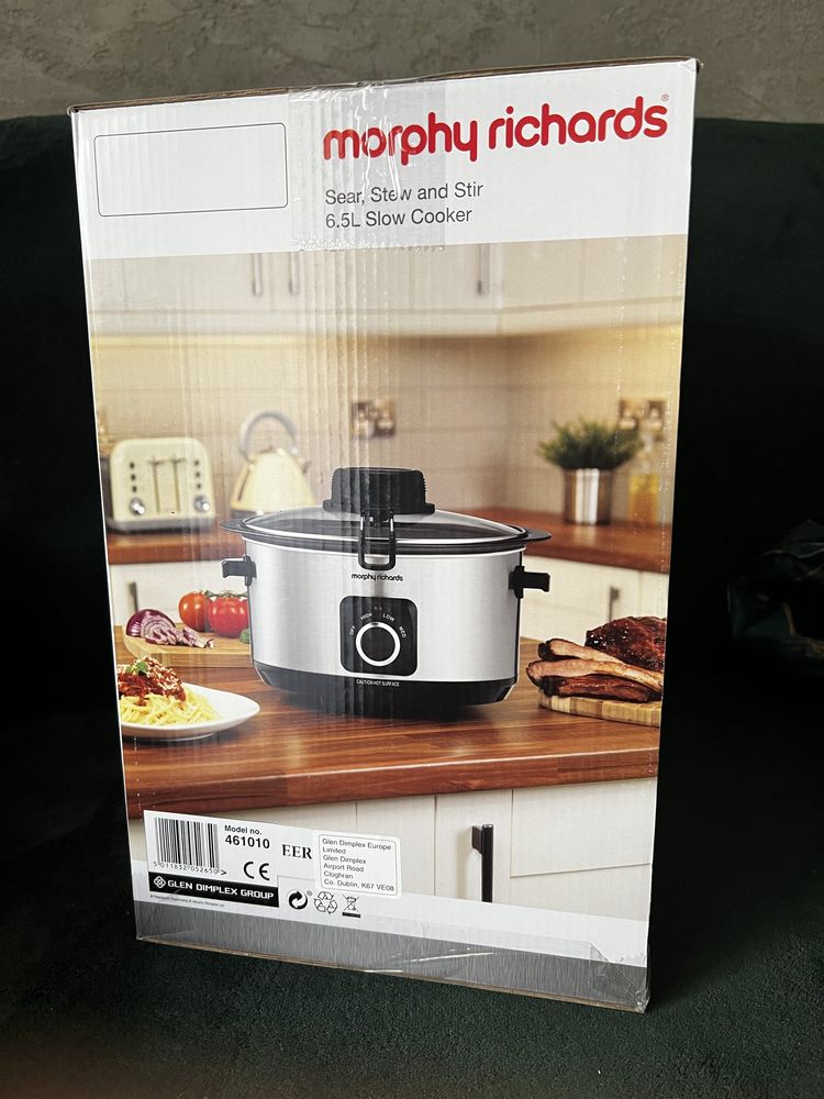 Wolnowar parowar morphy richards stew & stir 6,5 l nowy