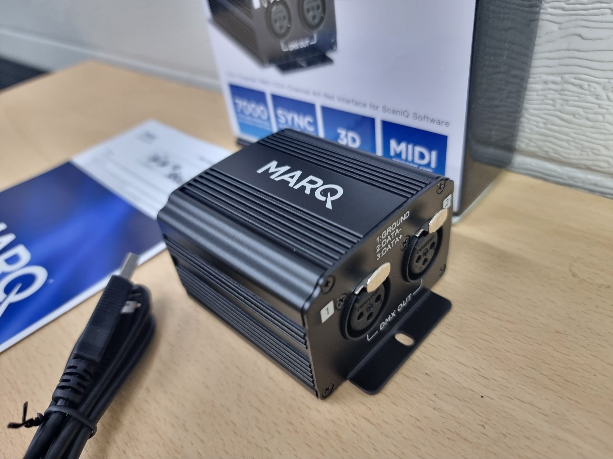 Profesjonalny NOWY interfejs dmx usb Marq sceniq 2x2 w sklepie 950pln