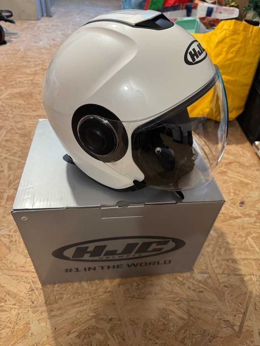Kask motocyklowy HJC i40 Pearl White XL 61
