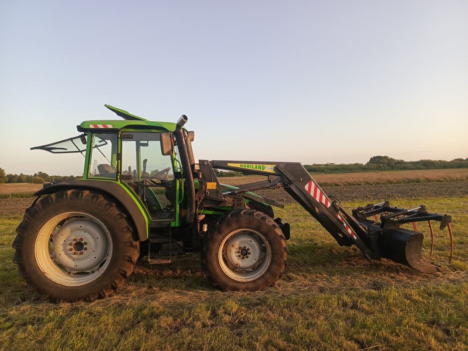 Deutz fahr Agroplus 95 z ładowaczem  zamiana biegi pełzające