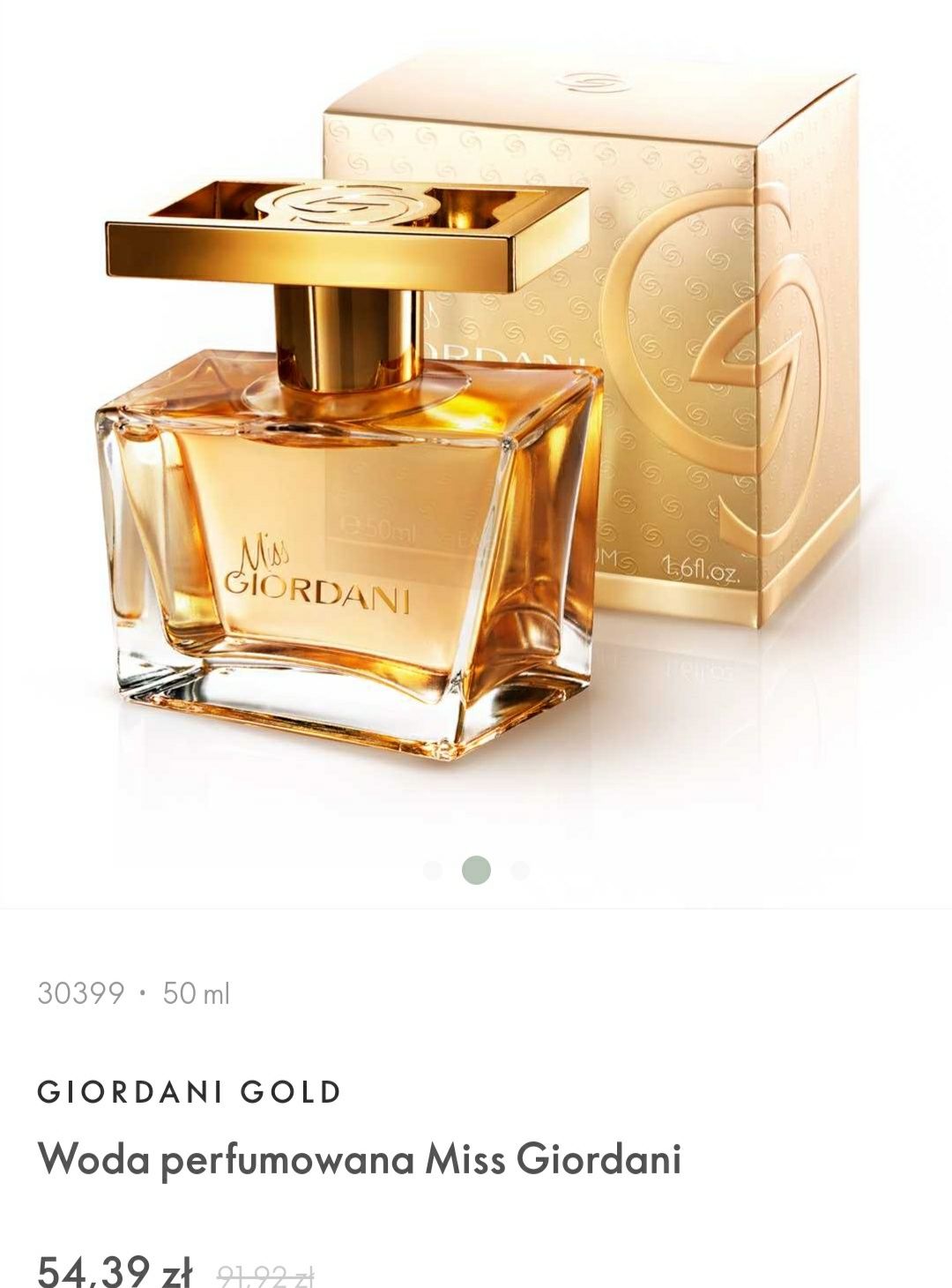 Woda perfumowana Miss Giordani gold