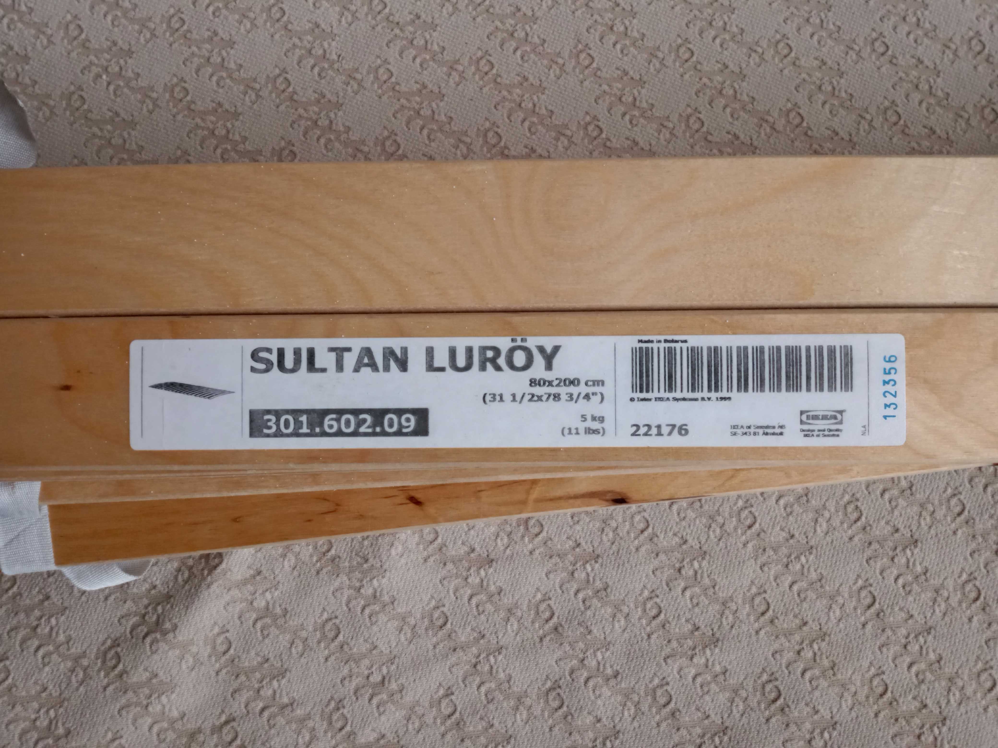 Stelaż do łóżka sultan luroy ikea