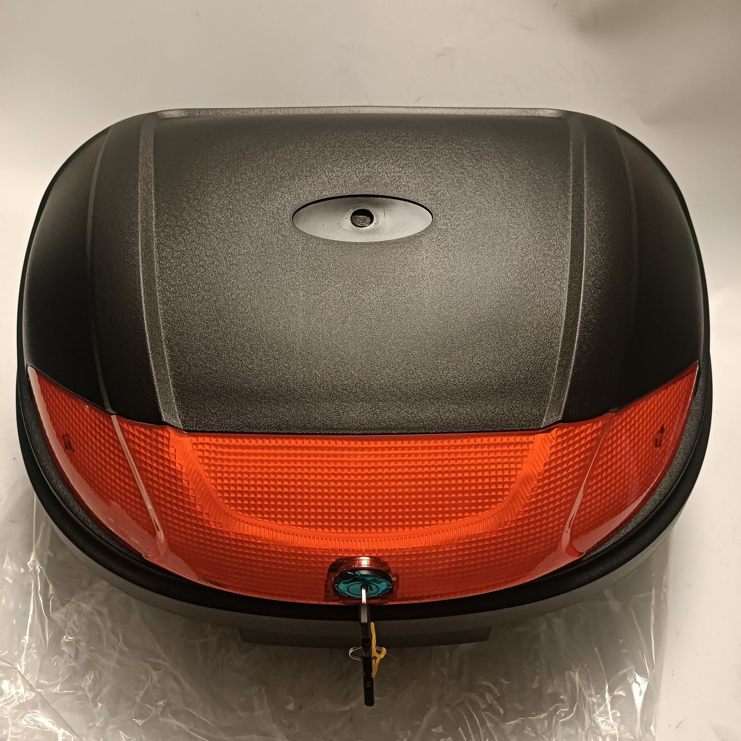 Kufer Centralny 50 litrow Duzy zamek klucz płyta 3w1  Quad Motocykl