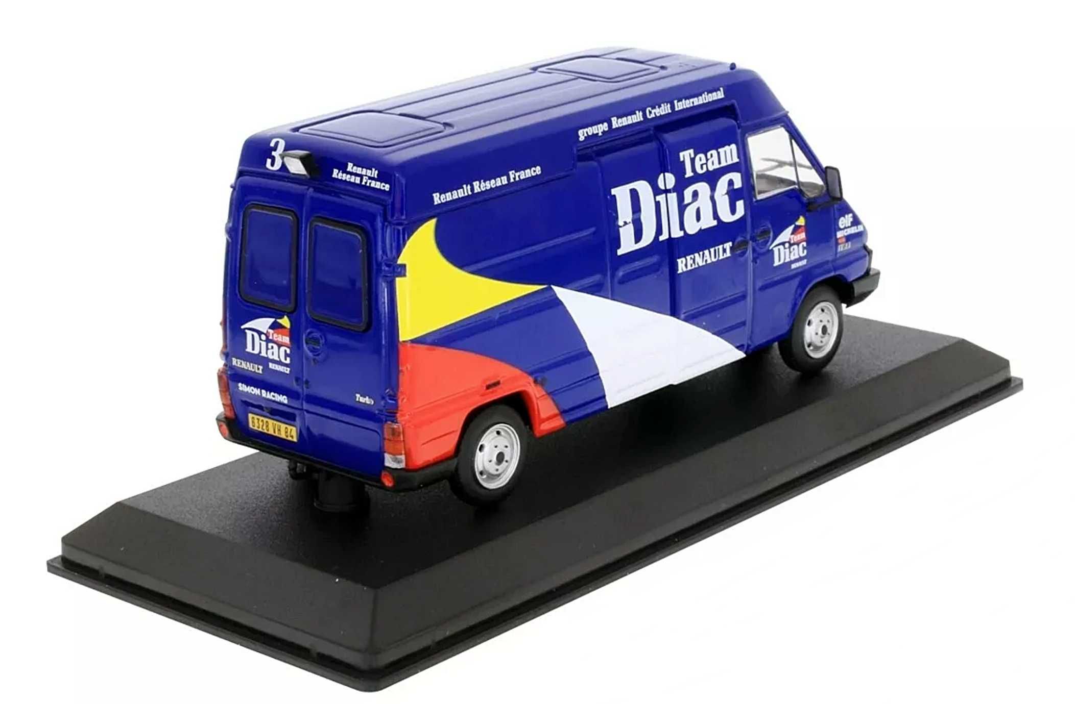 Renault Master Service Rallye 1997 Team DIAC Bus Serwisowy  1:43