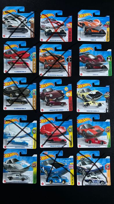 Hot Wheels likwidacja kolekcji, pojedyncze modele