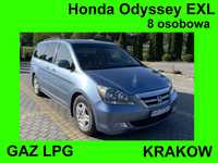 Honda Odyssey Wersja EXL, 8osob, Silnik z VCM, skory, LPG, po serwisie za 16000 PLN