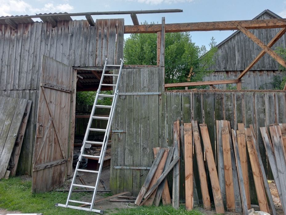 Darmowa rozbiórka budynków drewnianych stodoły szopy