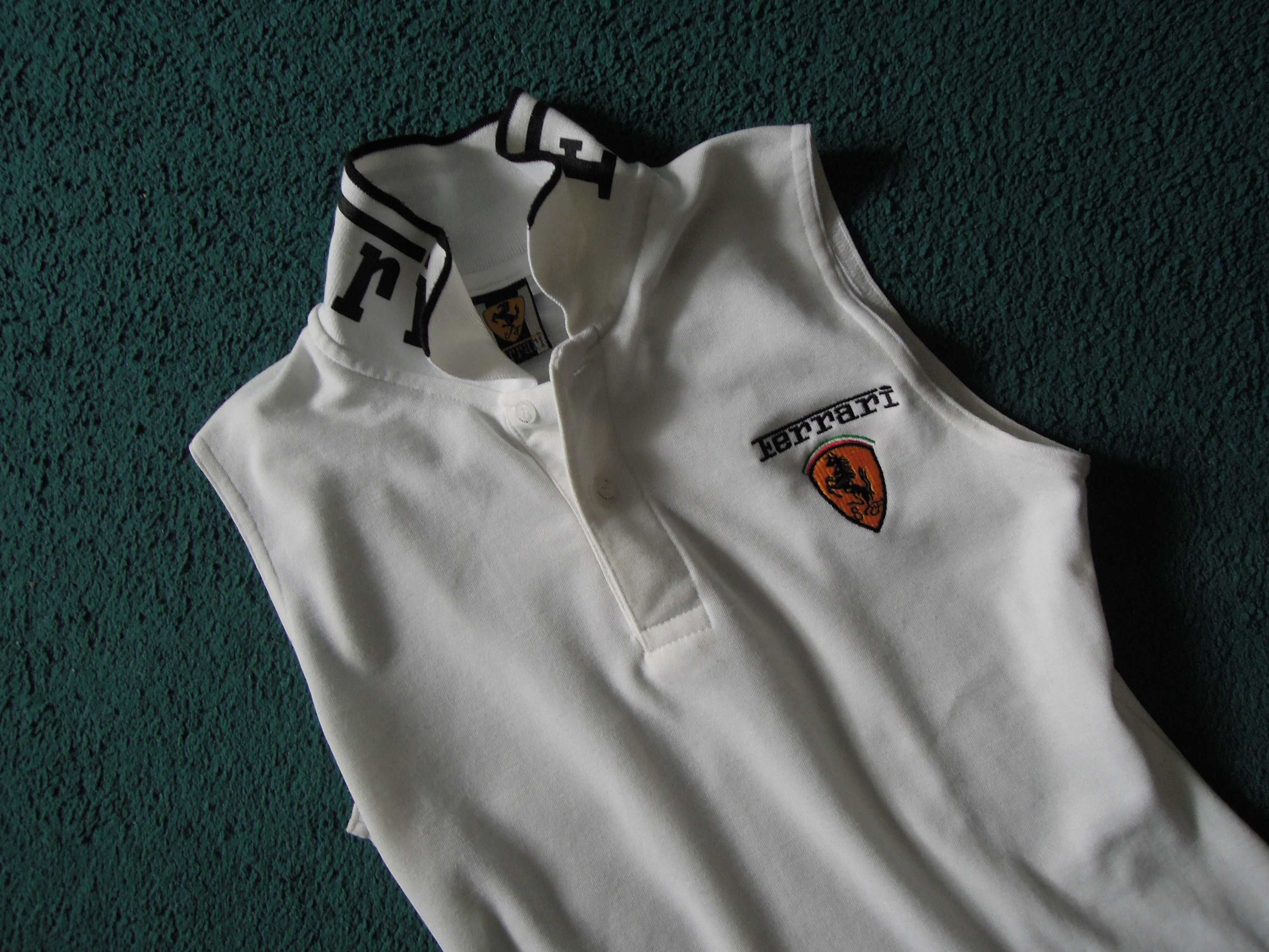 Ferrari-Damska Bluzka T-shirt- M- Lato