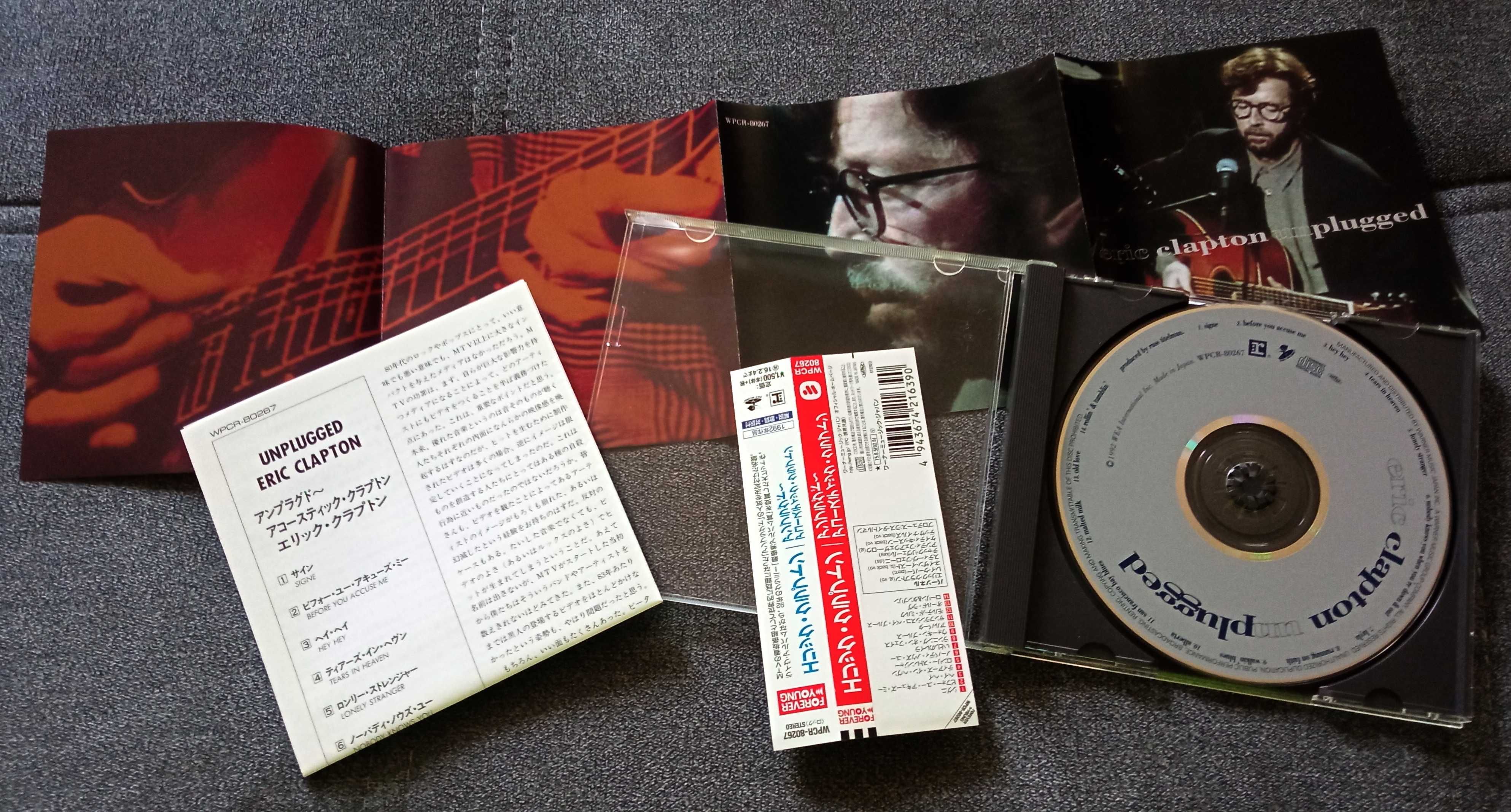Eric Clapton Unplugged CD 2015 Japan Obi