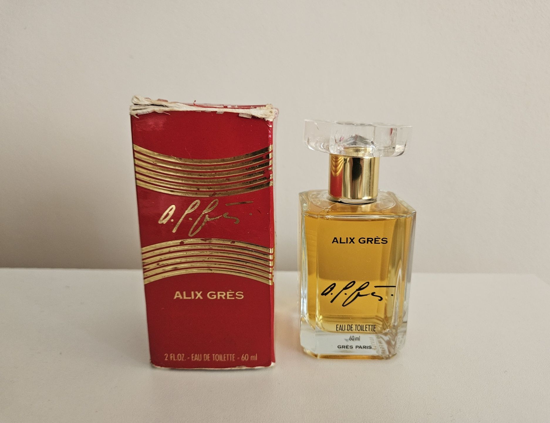 Perfumy splash Alix Gres Eau de Toilette Edt 60ml vintage unikat!