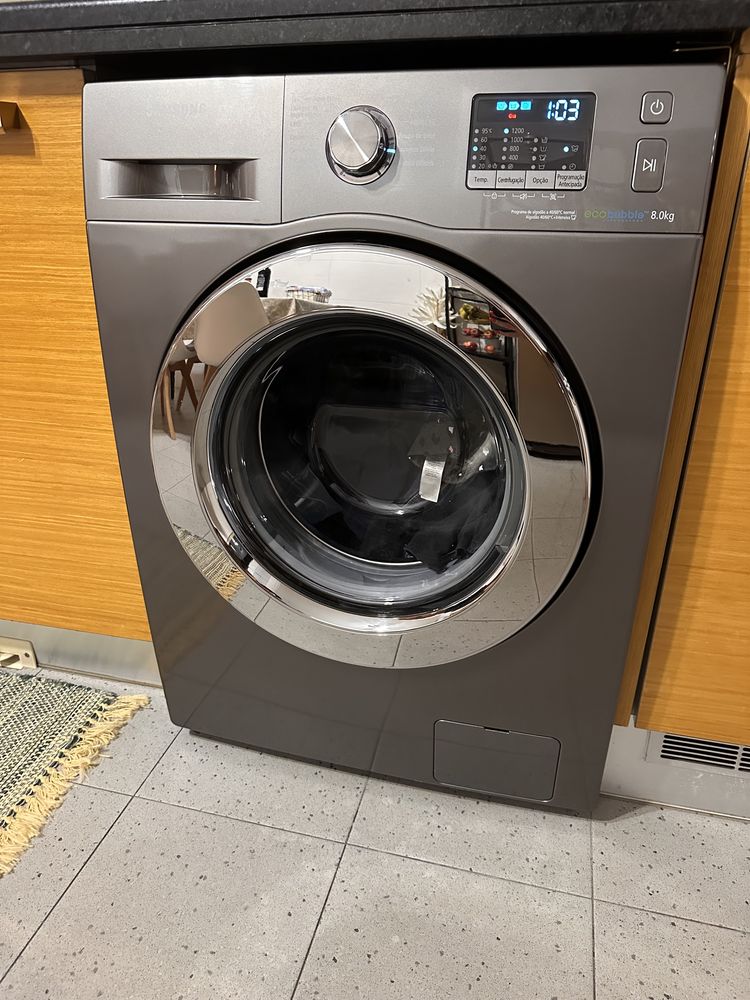 Máquina lavar roupa Samsung 8kg ecobubble
