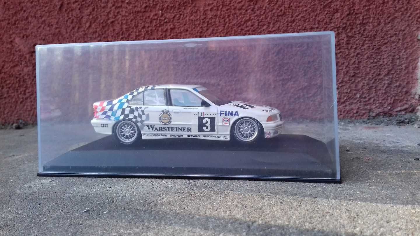 1994 BMW 318i sedan E36 DTM 1:43 Minichamps model samochodu 320