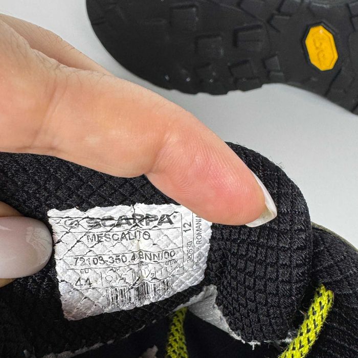 Чоловічі кросівки для трекінгу Scarpa Mescalito розмір 44, 28 см