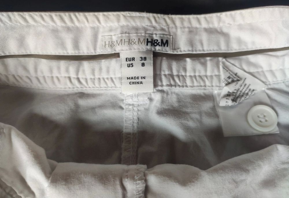 Saia branca verão H&M