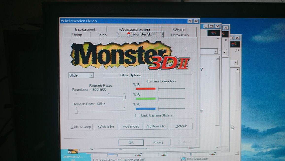 3dfx Voodoo 2 ,12mb pamieci diamond monster 3d akcelerator grafiki