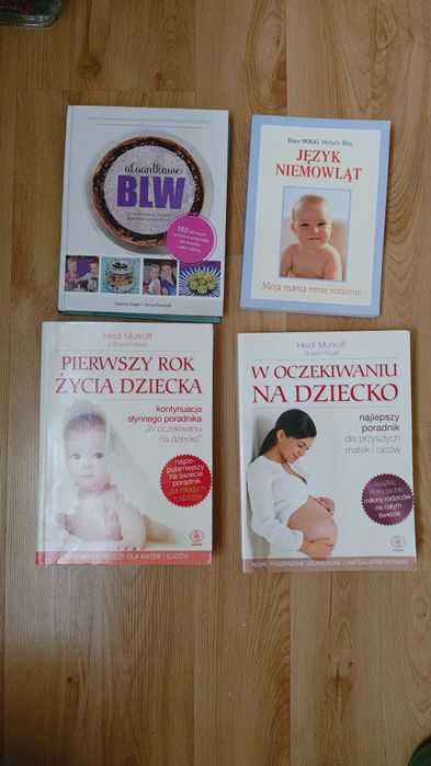 Książki alankowe Blw, język niemowląt, w oczekiwaniu na dziecko