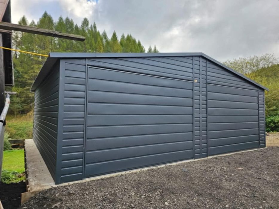 Garaż blaszany,Hala,Magazyn 6x5.80/6x6,6x7,7x6,7x7,9x6-Producent!