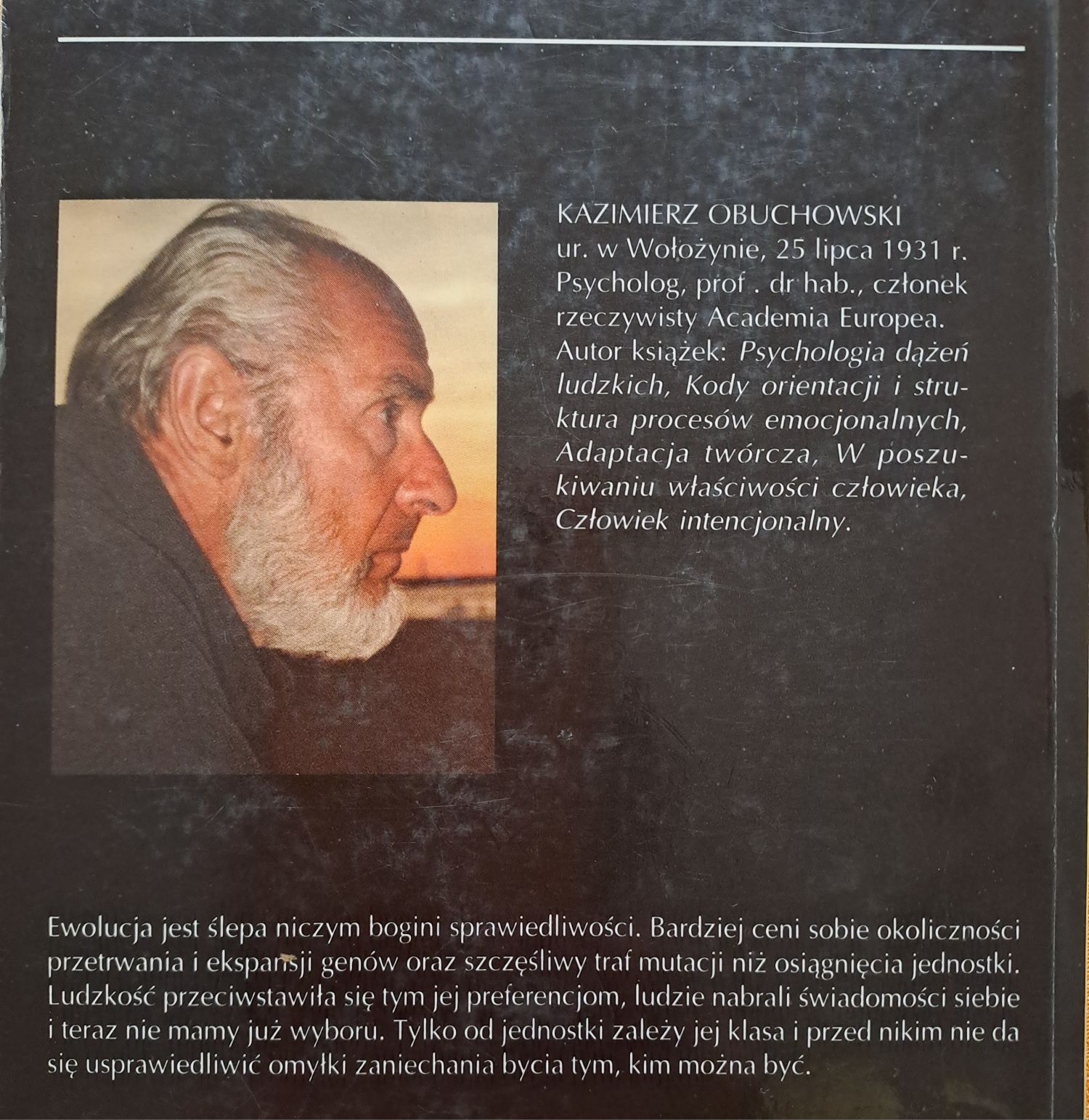 Przez galaktykę potrzeb Kazimierz Obuchowski psychologia