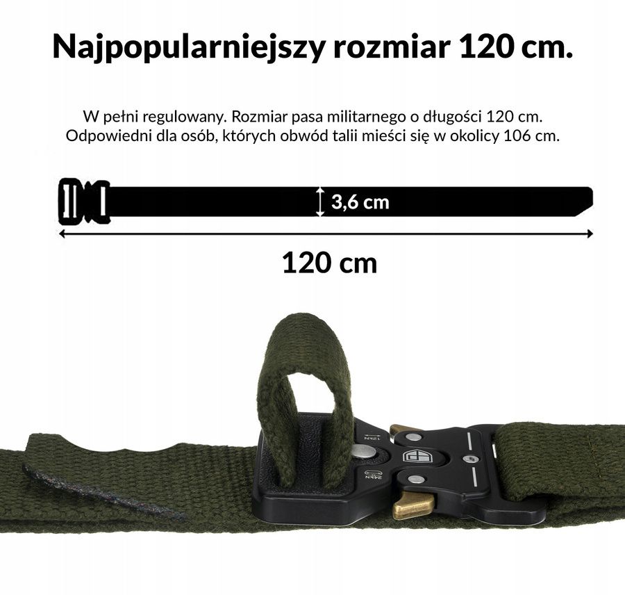 parciany, uniwersalny pasek do spodni - peterson 125