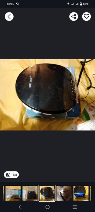 Радіо,годинник, будильник Happy Sheep YG-382