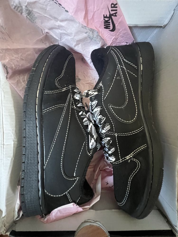 Jordan 1 Travis Scott Black Phantom