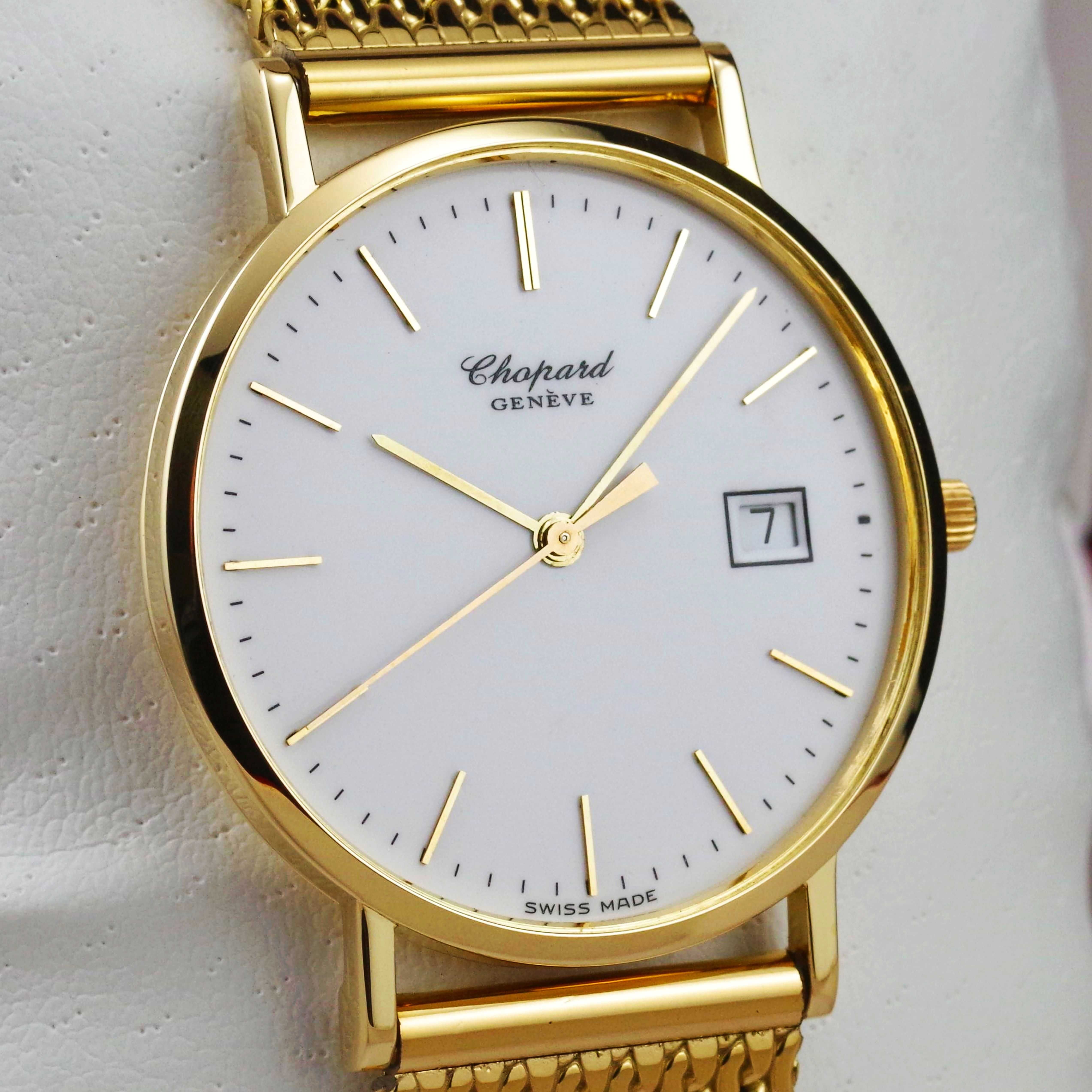 CHOPARD CLASSIC zegarek męski vintage LITE ZŁOTO 18K / 750