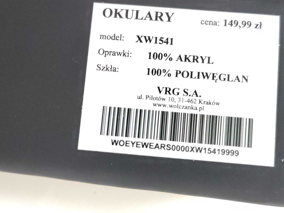 Okulary przeciwsłoneczne damskie WÓLCZANKA brązowe Nowe