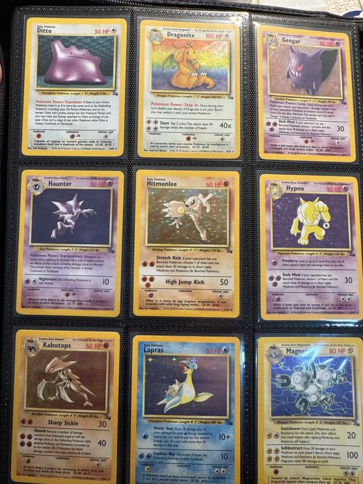 Pokémon Fossil - Set Completo