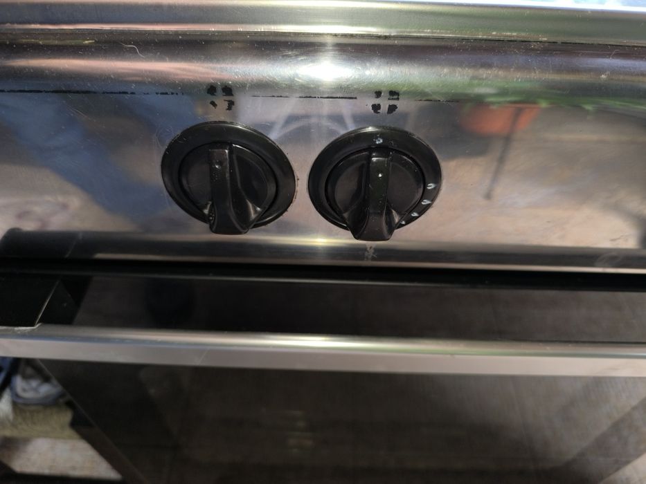 Fogão a Gás Inox 5 Bicos+Forno "Bico Central Não Funciona" c/ redutor