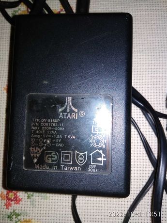 Oryginalny, sprawny zasilacz do ATARI 800 + kable połączeniowe