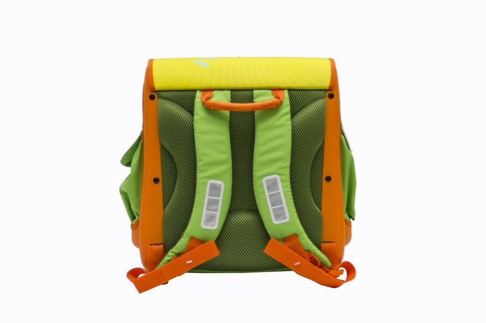 TORNISTER AUTA usztywniany 21L zielono-pomarańczowy