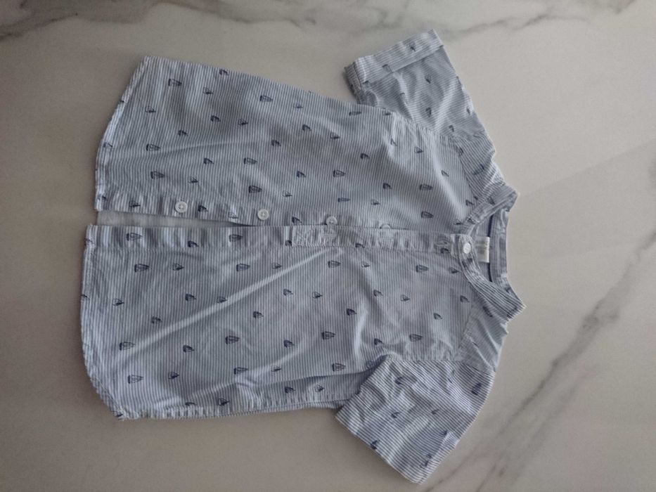 H&M Koszula dziecięca w prążki i żaglówki