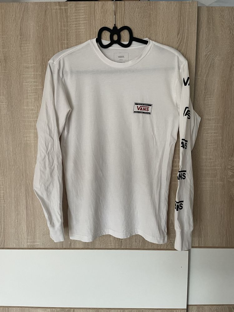 Koszulka Vans S bluzka z długim rękawem longsleeve logowana