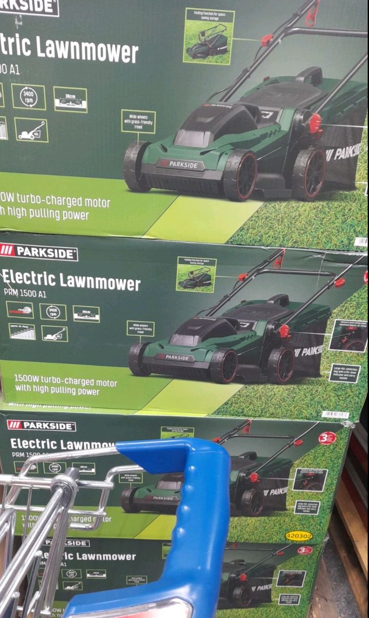 НОВА газонокосилка з Німеччини Parkside PRM 1500/газонокосарка/косилка