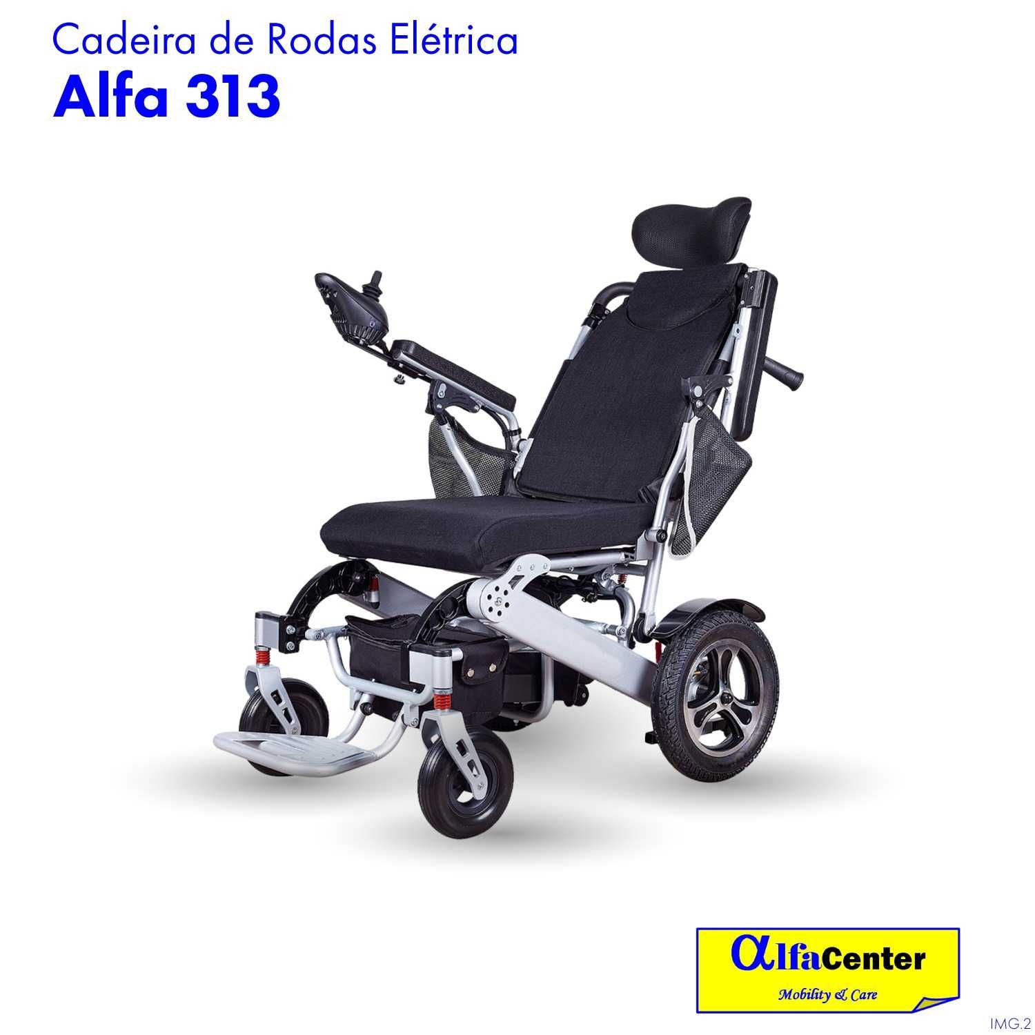 Cadeira de rodas elétrica Alfa 313 - NOVA