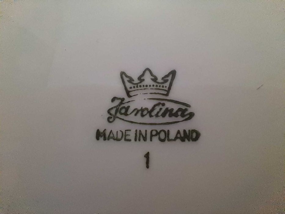 Talerz ręcznie malowany  Cepelia Opole PRL 1975 r.