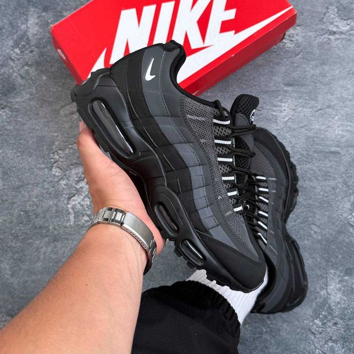 !SALE! Nike Air Max 95 Black/Grey 40 41 42 43 44 45 46 найк аир макс