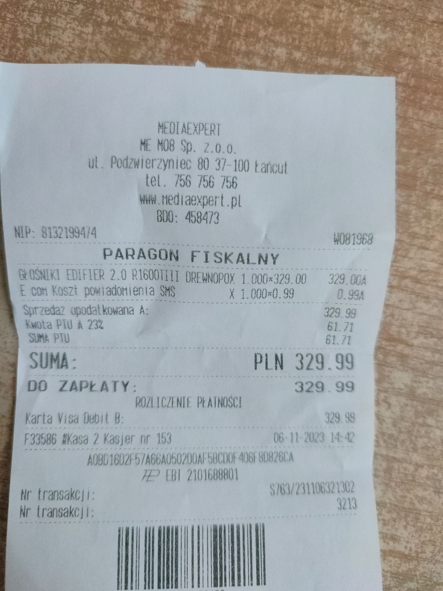 ### Głośniki Edifier R1600 Tlll 2.0, Pilot, Jak nowe, Gwarancja