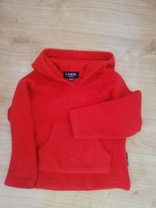 Bluza polarowa z kapturem 86/92 cm