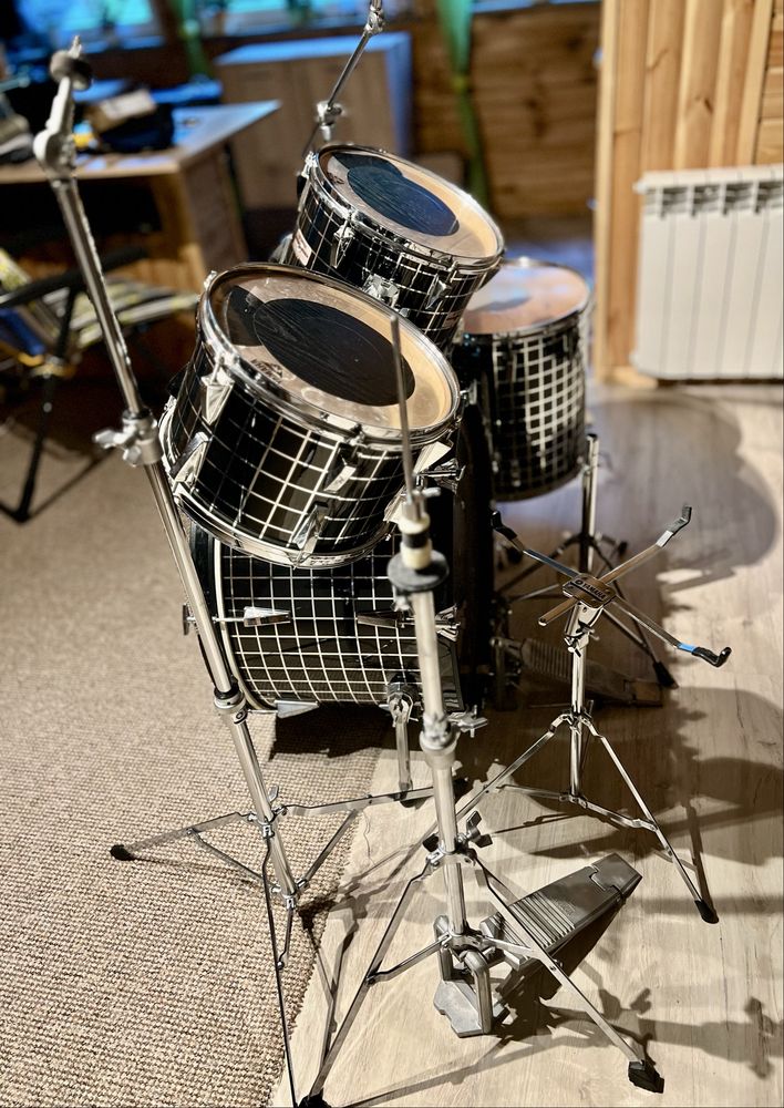 Perkusja Yamaha 5000 ’Black Chrome’ 80s